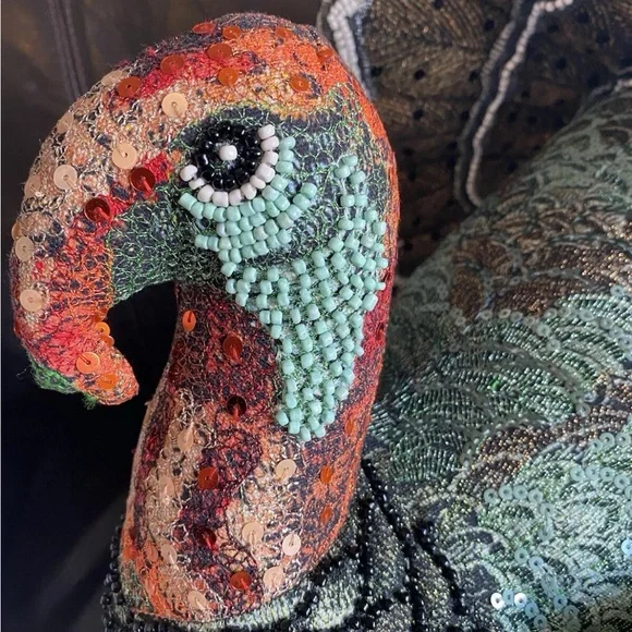 Festive Green and Brown Turkey Decor - Picture 4 of 4